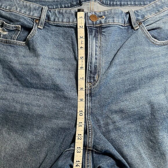 Lane Bryant Flex Magic Waistband Relaxed Fit Mid-Rise Straight Jeans Women’s 22 - Picture 10 of 11